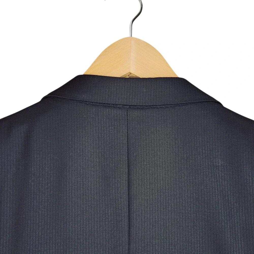 Joseph Abboud Loro Piana Blazer 48L Mens Black Super 120s Suit Jacket Sport Coat